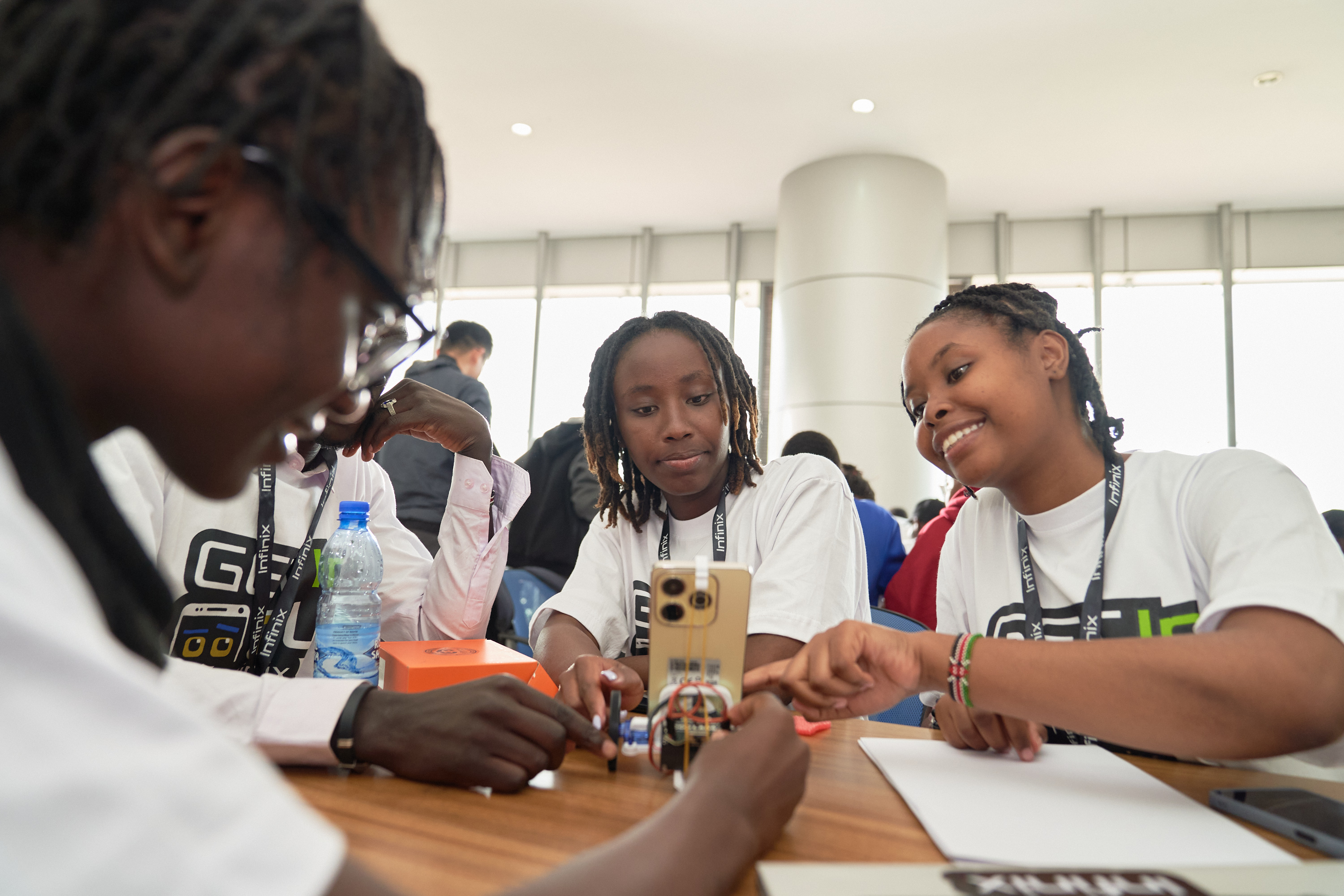 Close up of an E3Bot